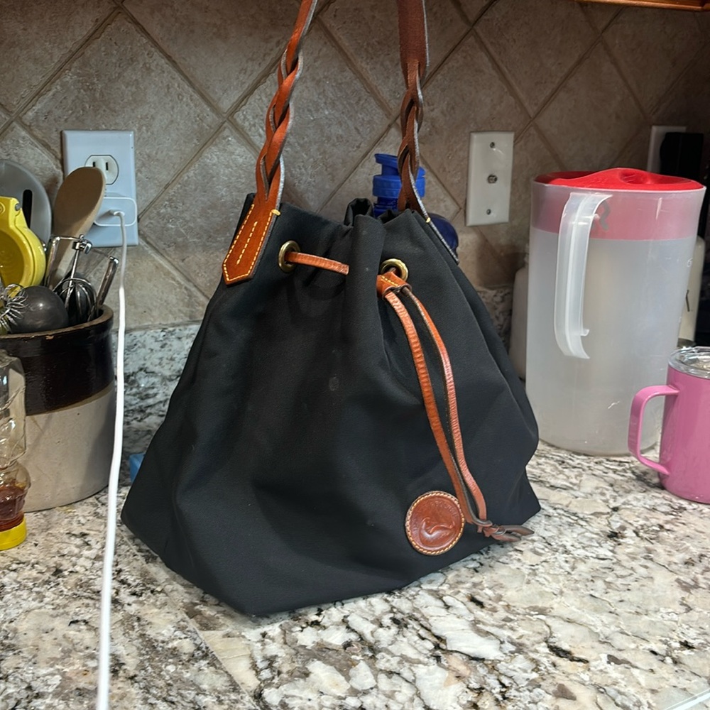 Dooney and bourke canvas tote purse